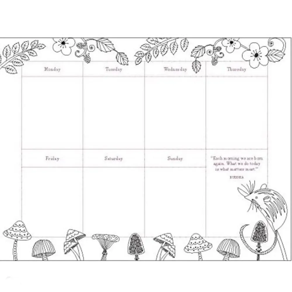 Holly MacDonald Mindfulness: Weekly Planner